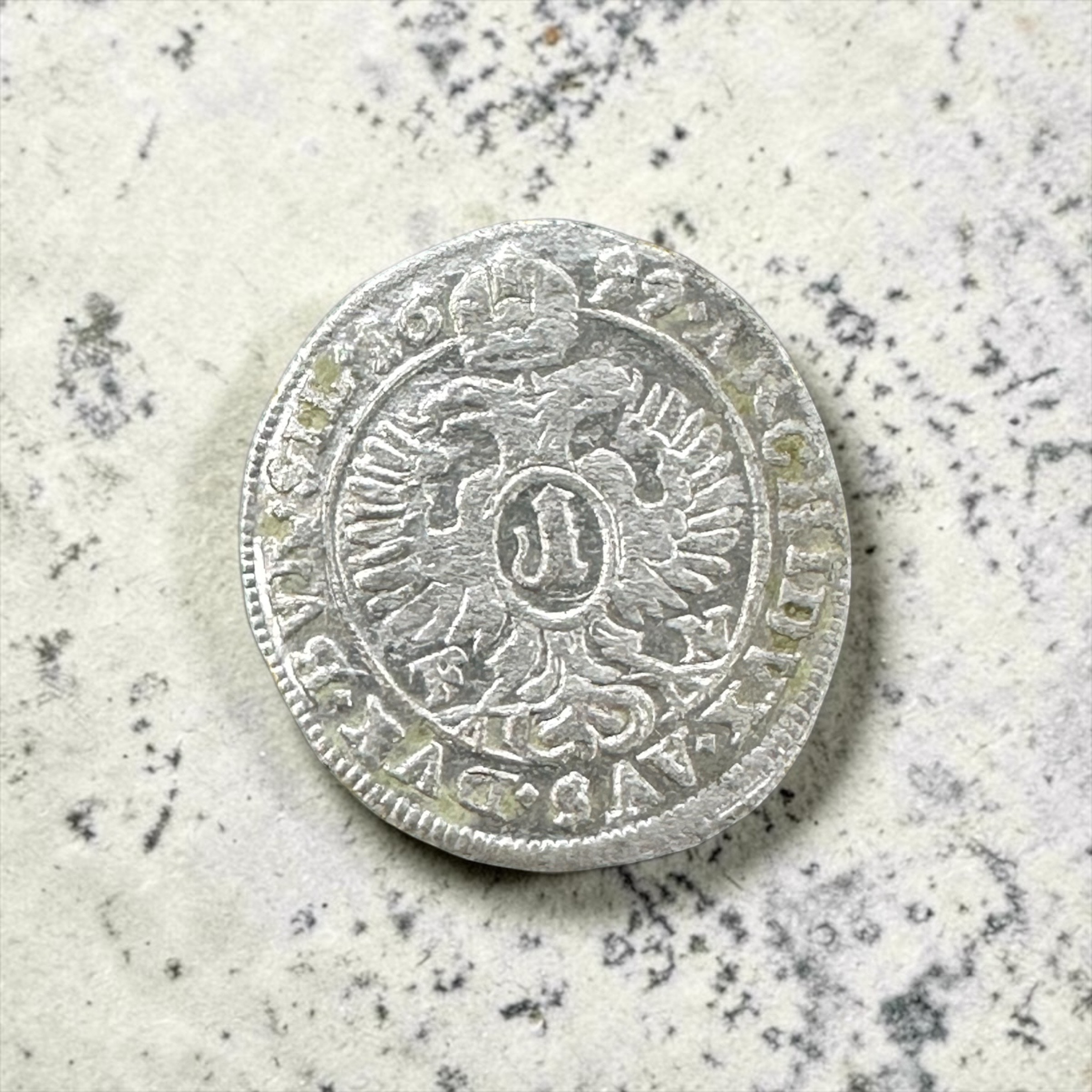 1 krejcar Leopolda I. z roku 1699 — photo 2