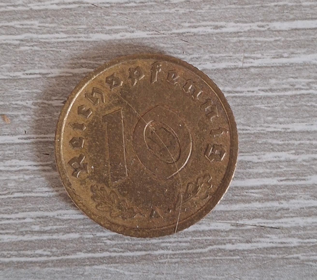 German Third Reich 10 Reichspfennig