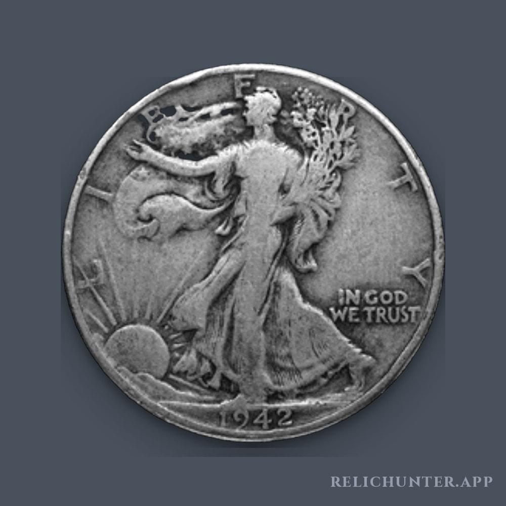 1942 Walking Liberty Half Dollar