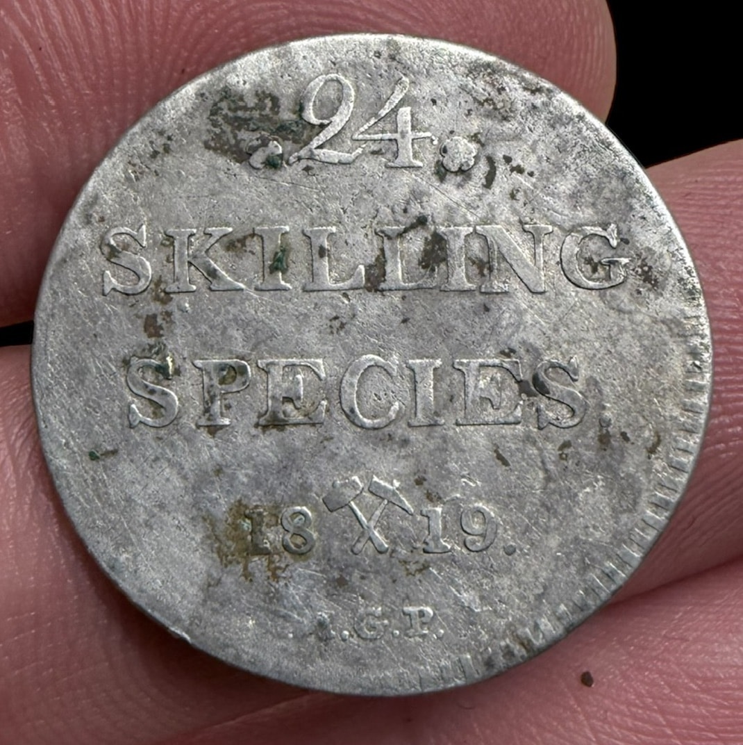Norwegian 24 Skilling Species 1819