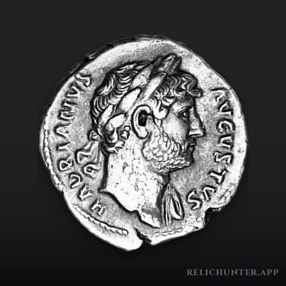Roman Silver Denarius of Emperor Hadrian